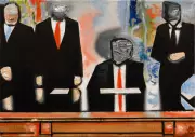 Art World Weekly: Sasnal's Political Paintings, Guerrilla Girls, and UK Murals Digitized