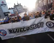 Chelsea and Manchester United Fans Protest Against BlueCo Ownership