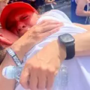 EastEnders Star Laura Doddington Tearfully Embraces Co-Star After London Marathon