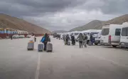 Iranians Flee Bombs and Internet Blackouts at Turkish Border Crossing
