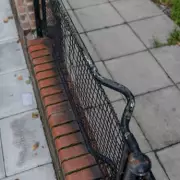 London's Oddly Shaped Fences Revealed as Repurposed WWII Stretchers