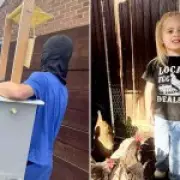 Masked Teens Ruin 4-Year-Old's Birthday by Destroying Her Egg Stand Business