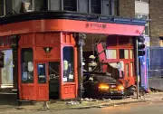 Pedestrian Seriously Injured After Car Crashes Into Ippudo Ramen on Essex Road