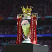 Premier League Trophy Display at Islington Pub Offers Free Photo Opportunity