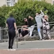Swansea Street Brawl: Families Wield Nail-Studded Planks in Vigilante Clash