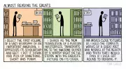 Tom Gauld Cartoon: The Joy of Almost Reading the Greats