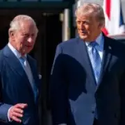 Trump Claims He'll Ask King Charles to Move Into Buckingham Palace
