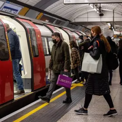 Aerial 'Tube Map' Reveals Underground Network from Plane Window