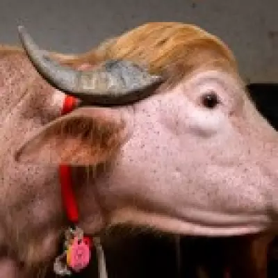 Albino Buffalo Named After Donald Trump Goes Viral in Bangladesh