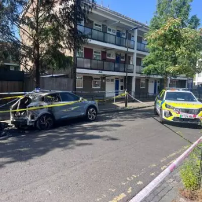 Arson Investigation After Three Cars Set Alight in Hackney