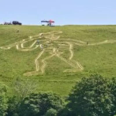 Cerne Abbas Giant Gets Early Makeover Due to Climate Change