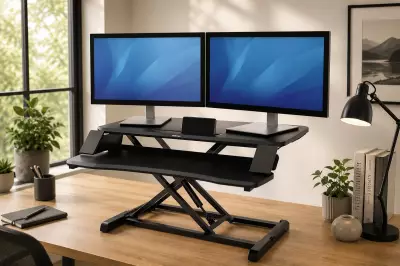 Convert Your Desk to a Standing Workstation with This Clever Add-On