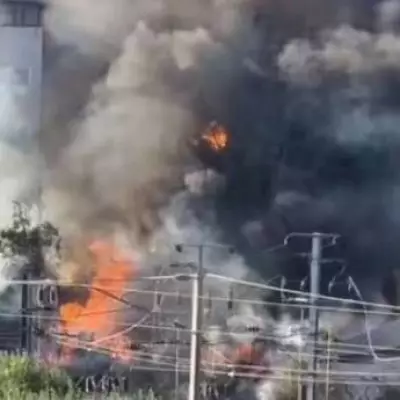 Fire Near Hackney Central Causes Train Disruption, 60 Firefighters Tackle Blaze