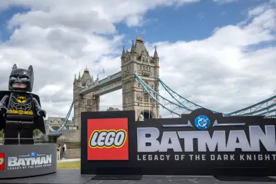 LEGO Batman Installations Appear Along Thames River in London