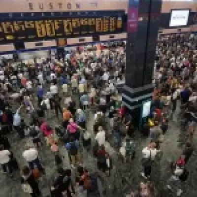 London Trains Disrupted as Smoke on Track and Heatwave Cause Delays