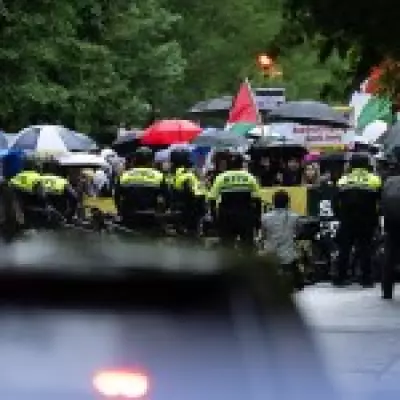 Protester Tackled by Security After Breaching Met Gala Gates