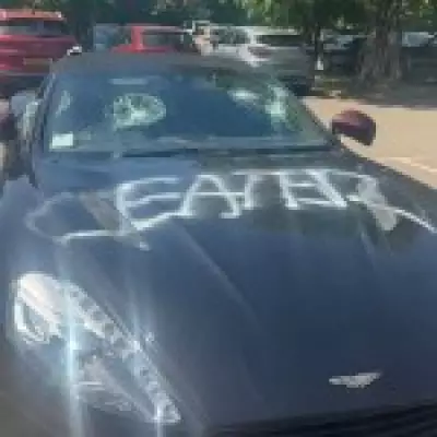 Vandal Smashes £200k Aston Martin, Sprays 'Cheater' at Golf Club