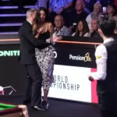 World Snooker Championship Final Halted by Licence Fee Protestor