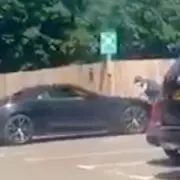 £200k Aston Martin Vandalised at Luxury London Golf Club in 'Cheater' Spray Paint Attack