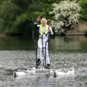 82-Year-Old Grandfather Breaks Two World Records in 24-Hour Water Marathon