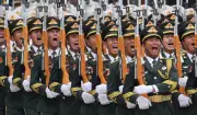 Beijing Guard of Honour and Child Eye Trump: Photos of the Day