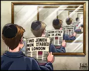 Ben Jennings Cartoon Condemns Antisemitic Terror Attack in Golders Green