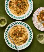 Cauliflower and Parmesan Risotto with Lemon Breadcrumbs Recipe