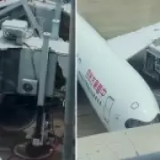 China Eastern Airlines Airbus A350 Crashes Into Jet Bridge at Shanghai Airport