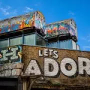 Former Tube Trains Become Rooftop Bar in Shoreditch This Summer