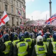 London Road Closures During Tommy Robinson and Counter Protests