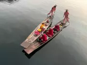 Morning Routine at Inle Lake: A Stunning Phone Photo from Myanmar