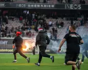 Nice Fans Storm Pitch After Draw, Club Faces Relegation Playoff