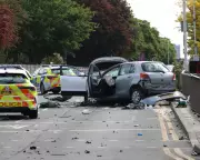 Nine Injured in Police Chase Crash in East London