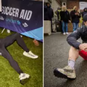 Olly Murs Collapses After Grueling Soccer Aid Challenge Despite Missing Toenail