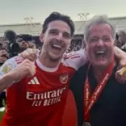 Piers Morgan Reveals How He Got on Pitch for Arsenal Title Celebrations