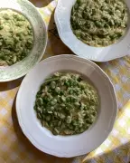 Spring Orzo with Peas, Broad Beans, Asparagus, Parmesan and Lemon Recipe