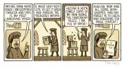 Tom Gauld Imagines Chaucer's First Unboxing Video in New Cartoon