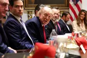 Trump Claims Iran 'Negotiating on Fumes' Amid New Strikes and Strait Tensions