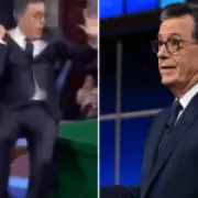 Trump Shares AI Video Throwing Colbert in Bin After Late Show Axe