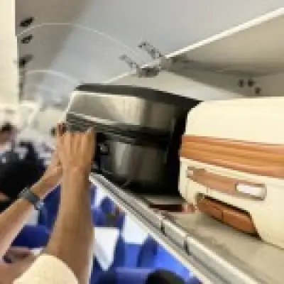 Airlines may lock overhead bins due to selfish passengers' behavior