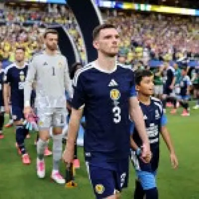 Andy Robertson injured in Scotland's 3-0 World Cup loss to Brazil
