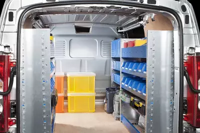 BigDug Van Racking Clearance Sale Offers Trader Storage Deals in London