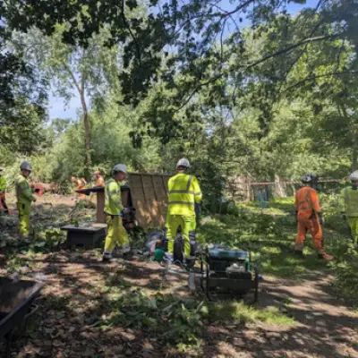 Boston Manor Park encampment torn down by Hounslow Council in restoration operation