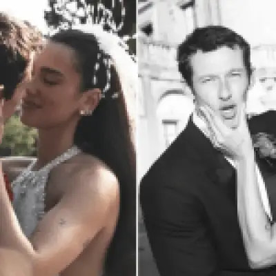 Dua Lipa shares £1.5M wedding photos with Callum Turner in Sicily
