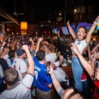 England fans take over Boston for beer party ahead of Ghana match