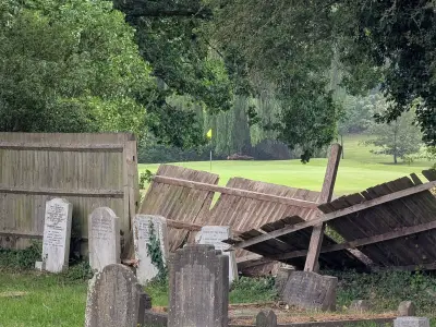 Hendon Cemetery faces disrepair with crumbling fences and overgrown graves