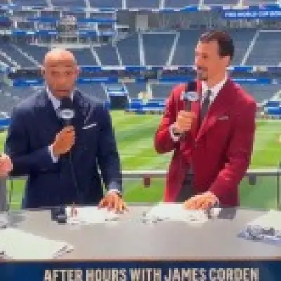 Henry stunned as Lalas calls Corden 'full-kit w****r' on live TV