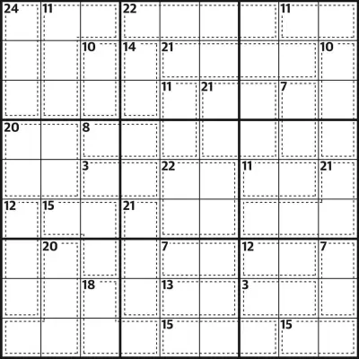 Killer Sudoku 1,026: Solve the Puzzle with Dotted Line Clues