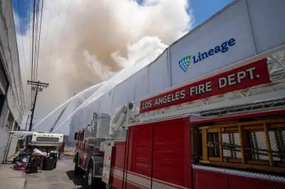 LA declares state of emergency over warehouse fire spewing toxic smoke