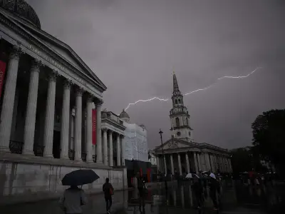 London thunderstorms: 'Biblical' rain causes flash flooding, Tube station shut